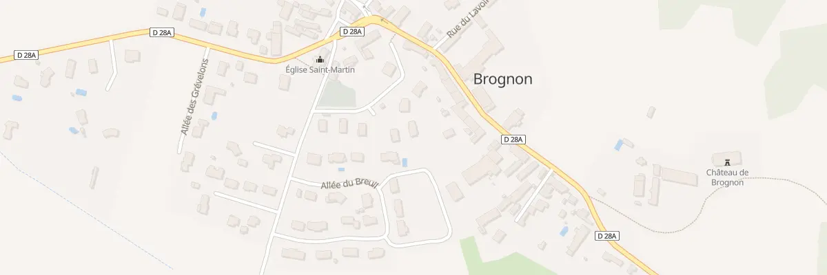 Plan du 5 Rue du Faubourg Saint-martin à Brognon