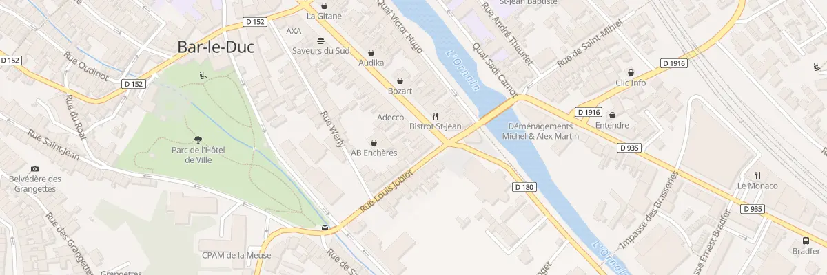 Plan du 103 Bd de la Rochelle à Bar-le-Duc