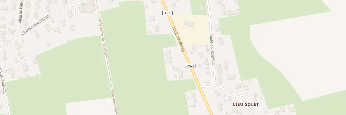 Plan du 952B Rte de Bourg à Attignat