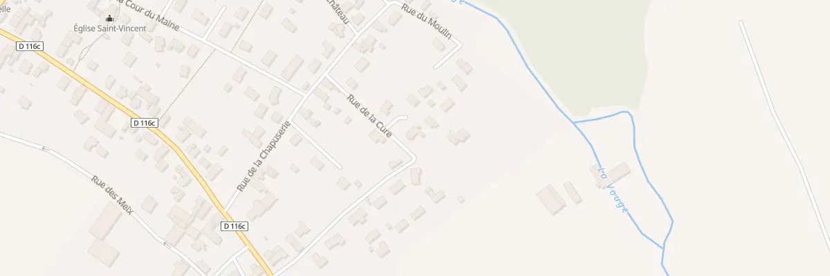 Plan du 9 Rue de la Cure à Bessey-lès-Cîteaux