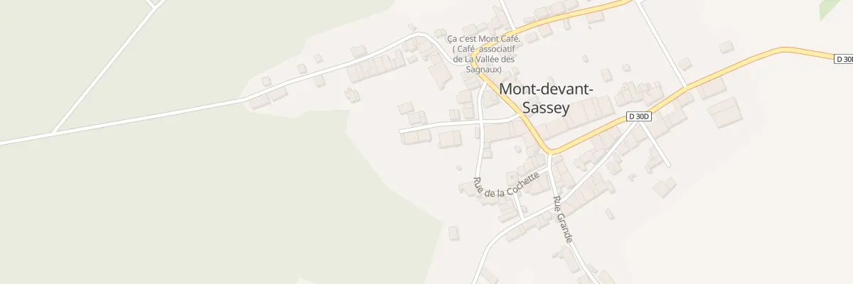 Plan du 11 Rue du Trou Claude Pierre à Mont-devant-Sassey