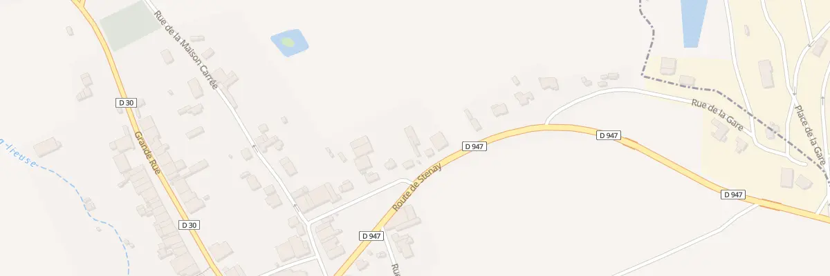 Plan du 3 Rte de Stenay à Laneuville-sur-Meuse