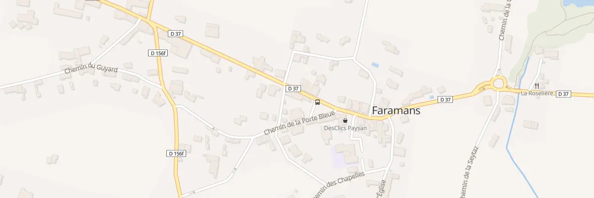 Plan du 190 Chem des Eglantines à Faramans