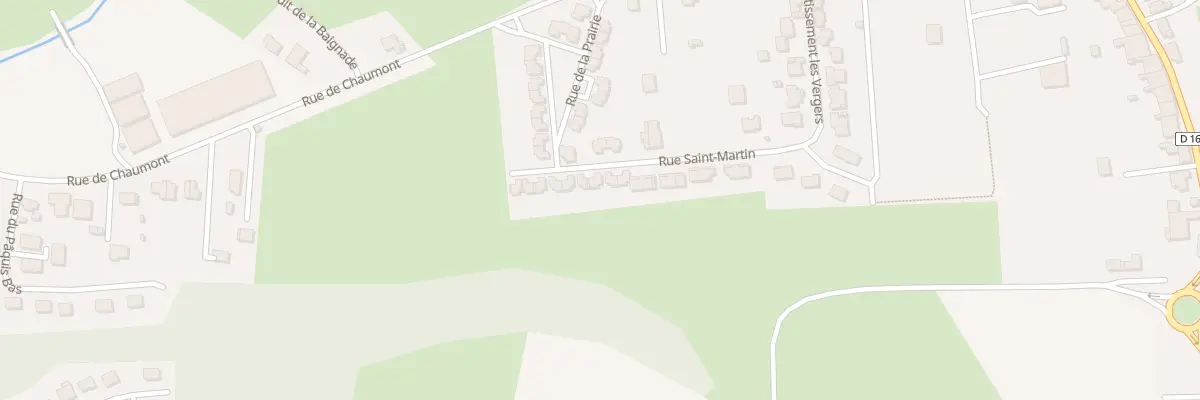 Plan du 21 Rue Saint - Martin à Chamarandes-Choignes