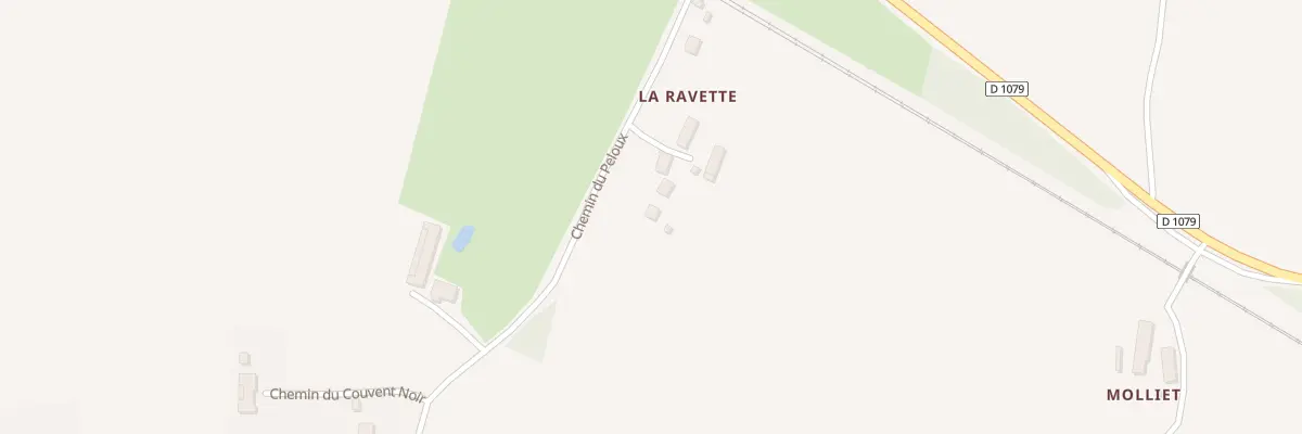 Plan du 201A Che du Peloux à Polliat