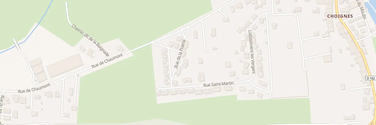 Plan du 9 Rue de la Prairie à Chamarandes-Choignes