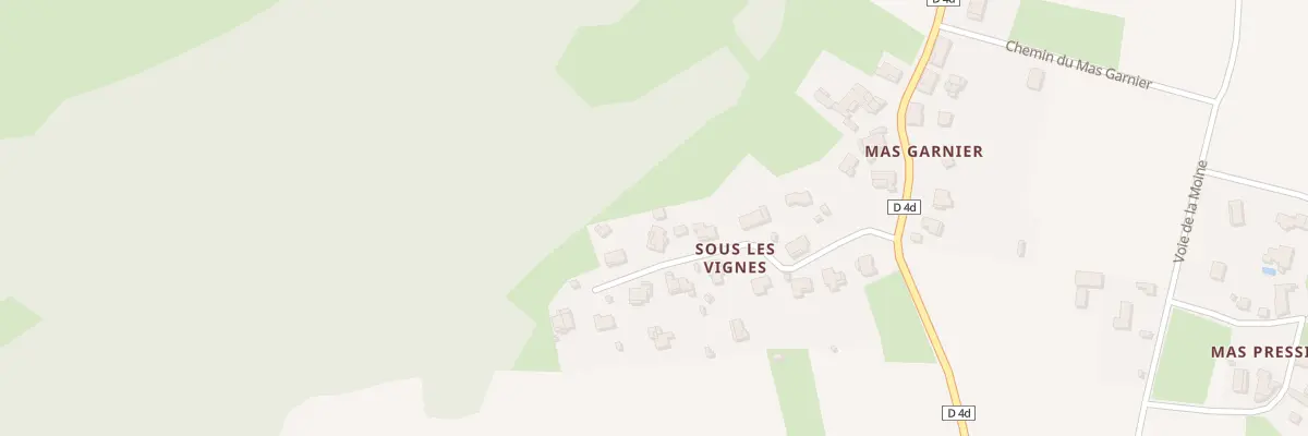 Plan du 172 Che de sous les Vignes à Saint-Éloi