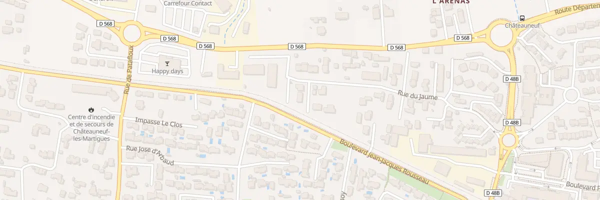 Plan du 76 Rue du Jaume à Châteauneuf-les-Martigues
