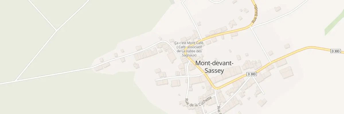 Plan du 1 Rue de la Rochelle à Mont-devant-Sassey