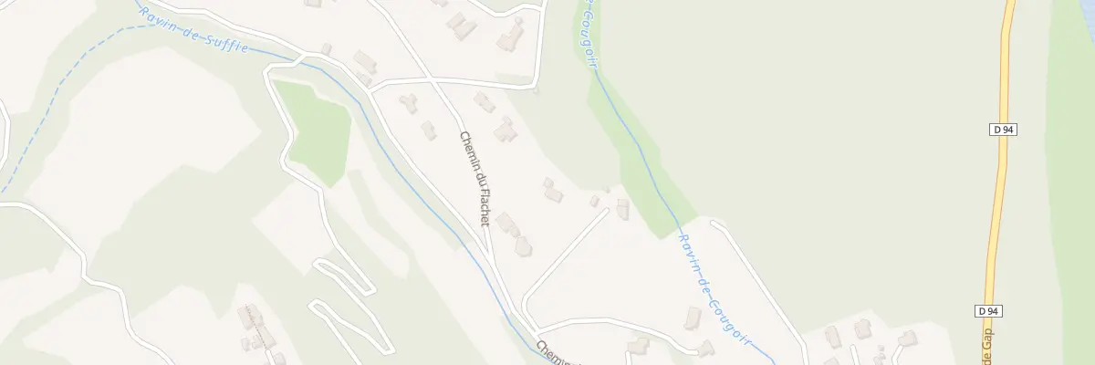 Plan du 105 Che de la Rochette à Aubres