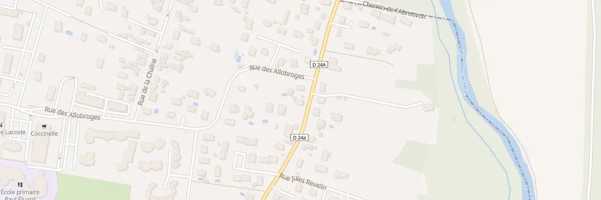 Plan du 54 Rte de Vienne à Charvieu-Chavagneux