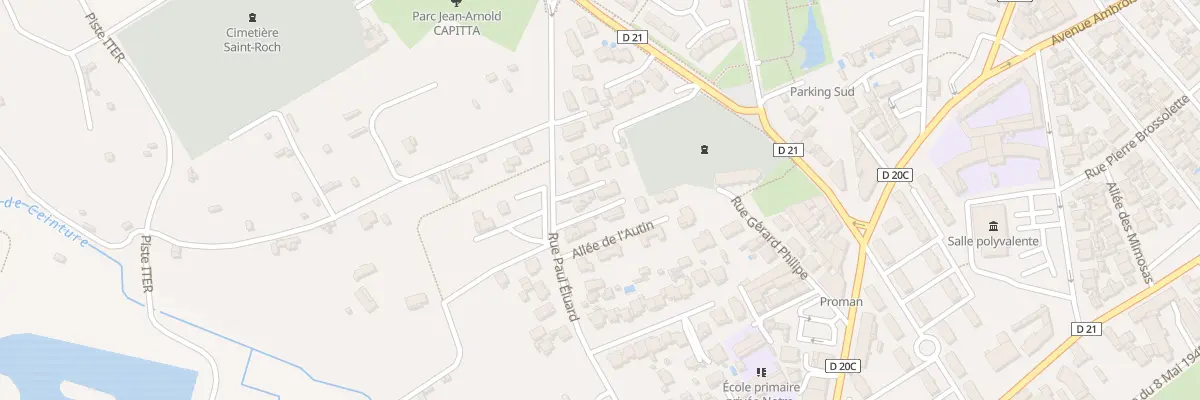 Plan du 9088 Rue Paul Eluard à Berre-l’Étang