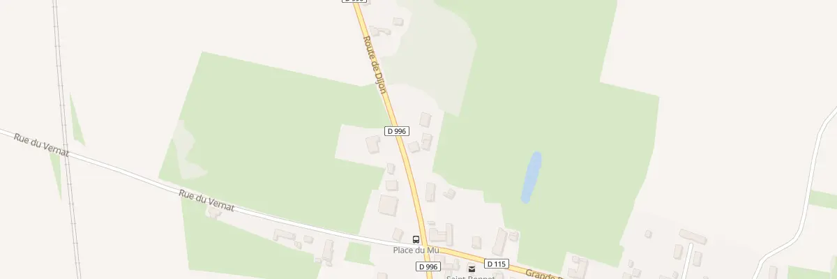 Plan du 4 Rte de Dijon à Saint-Bonnet-en-Bresse