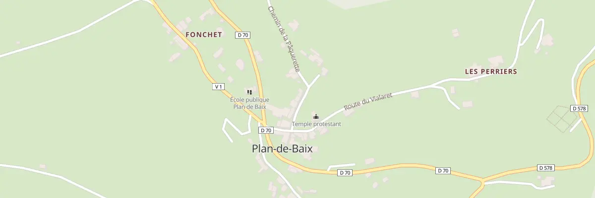Plan du 5007 Fonchet Perrin et Chabas à Plan-de-Baix