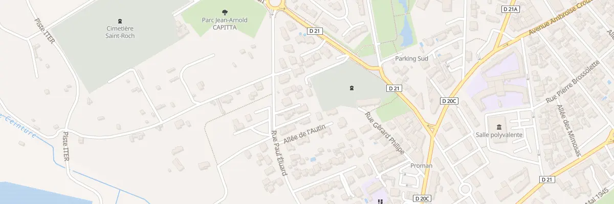 Plan du 32T Rue Paul Eluard à Berre-l’Étang