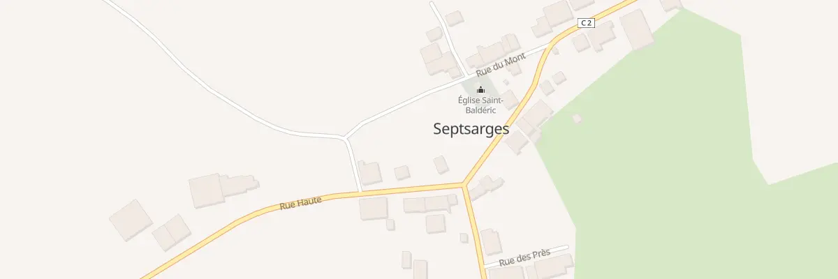 Plan du 4 Rue Haute à Septsarges