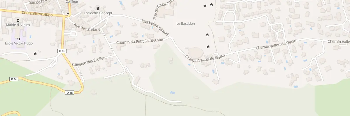 Plan du 5334 Che du Petit Sainte-anne à Alleins