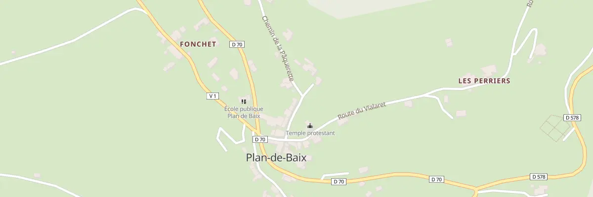 Plan du 5007A Fonchet Perrin et Chabas à Plan-de-Baix