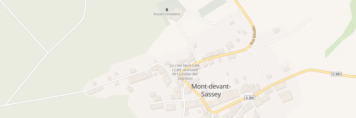 Plan du 1 Rue Baudin à Mont-devant-Sassey
