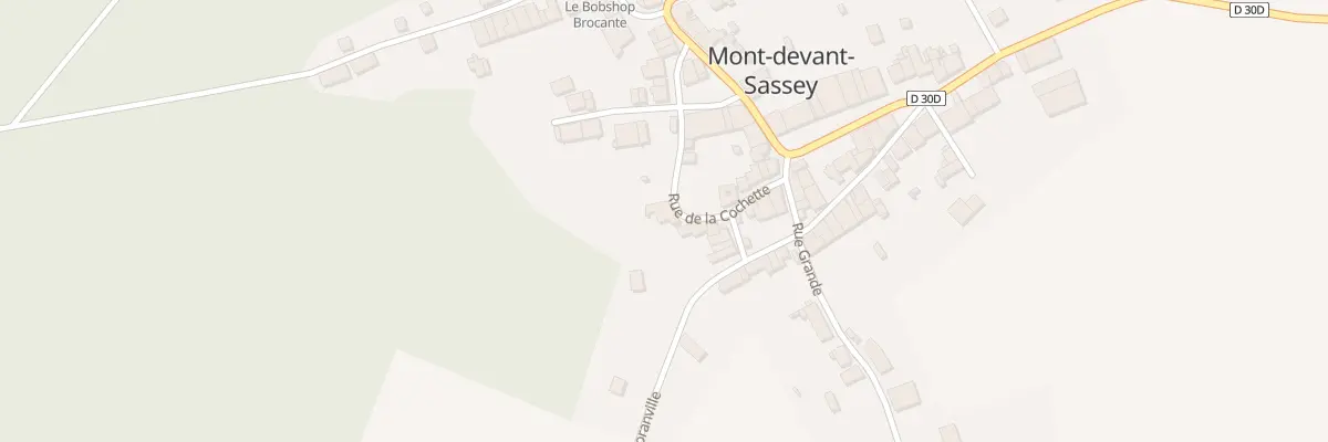 Plan du 6 Rue de la Cochette à Mont-devant-Sassey