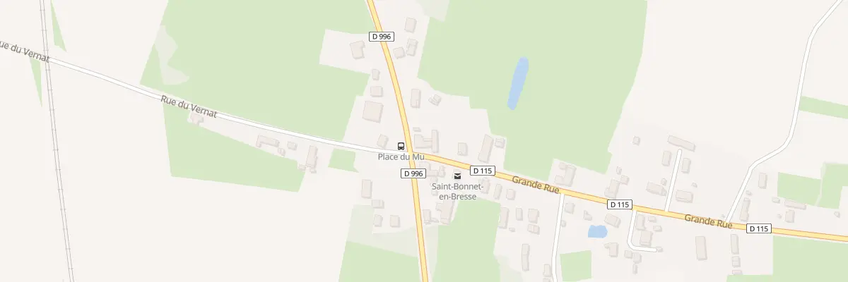 Plan du 46 Grande Rue à Saint-Bonnet-en-Bresse