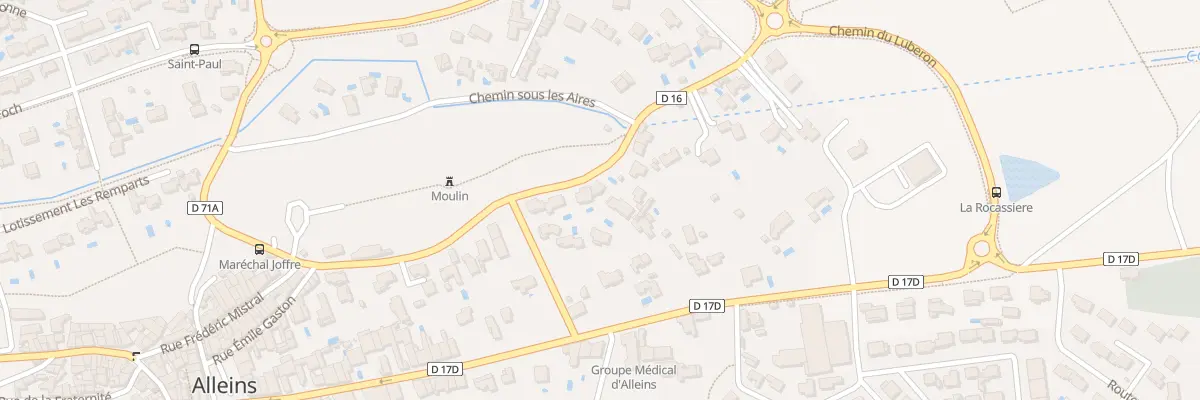 Plan du 240 Av Georges Clémenceau à Alleins