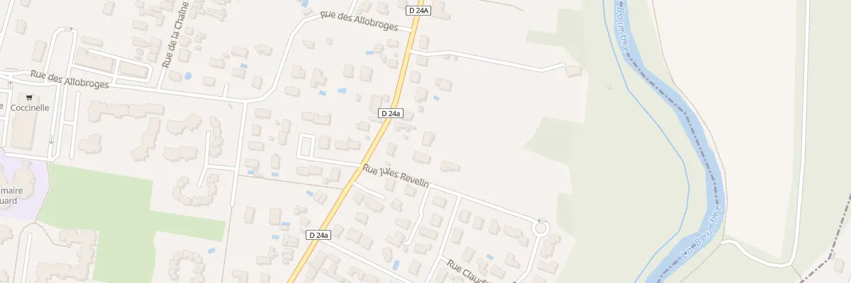 Plan du 23B Rte de Vienne à Charvieu-Chavagneux
