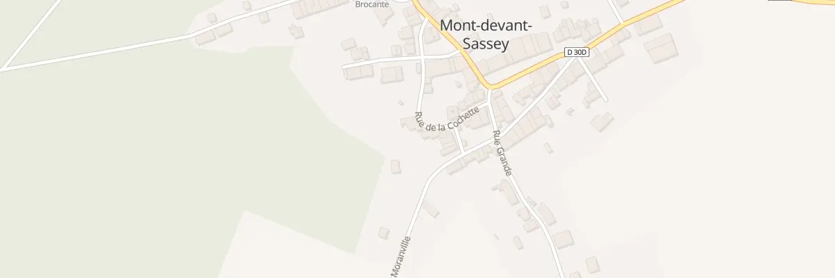 Plan du 8 Rue de la Cochette à Mont-devant-Sassey
