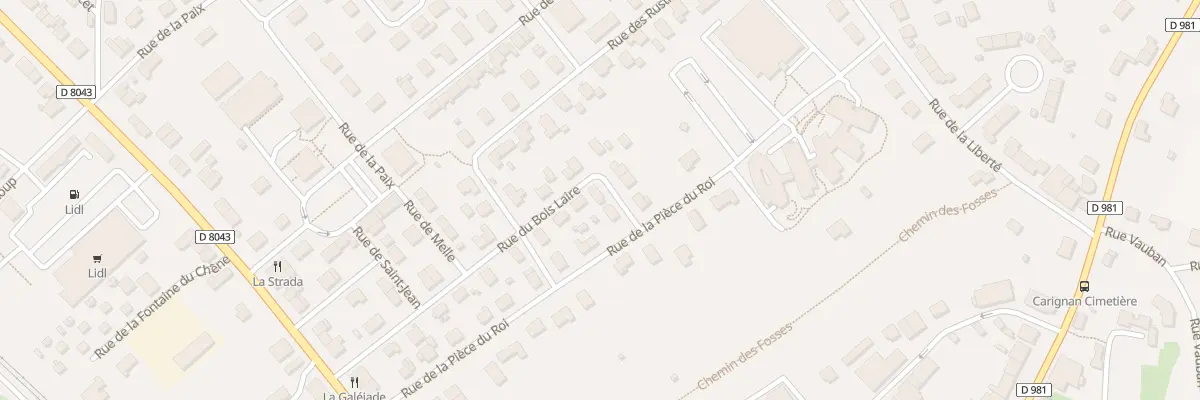 Plan du 22 Rue du Bois Laire à Carignan