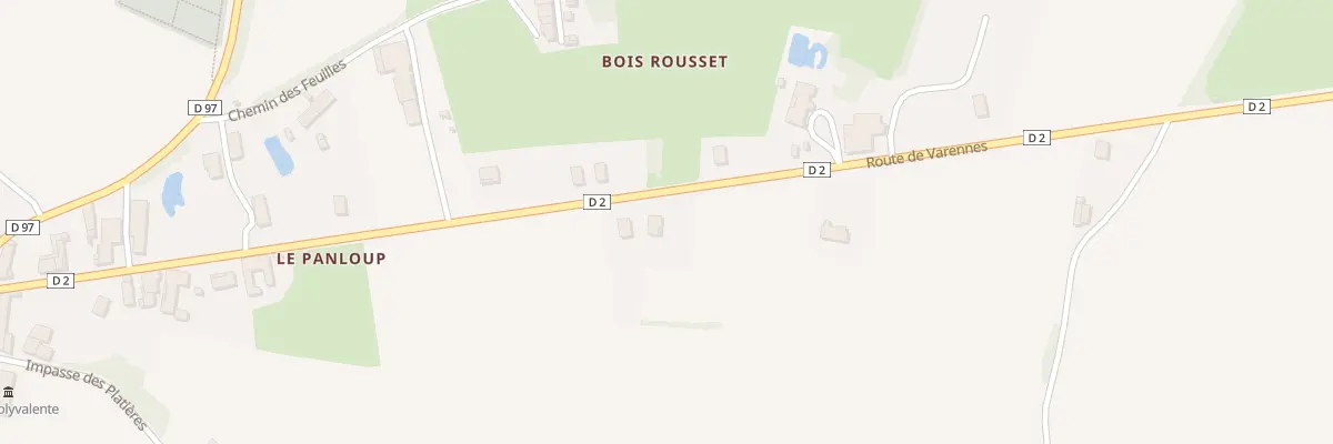 Plan du 510 Rte de Varennes à Curciat-Dongalon