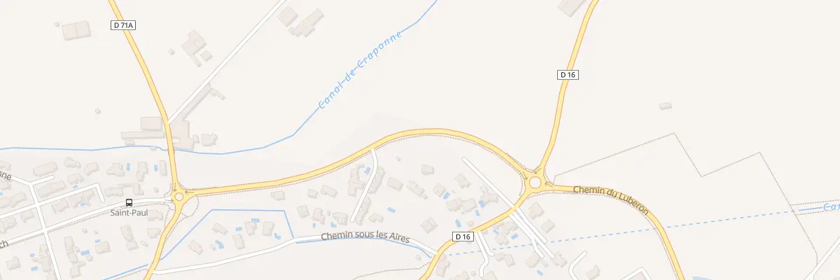 Plan du 338 Che de Fer à Alleins