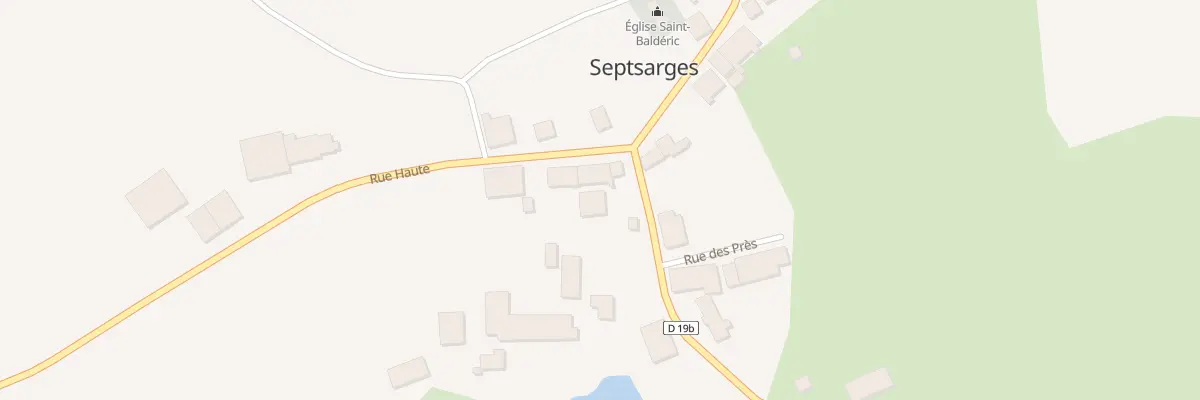 Plan du 15 Rue Haute à Septsarges