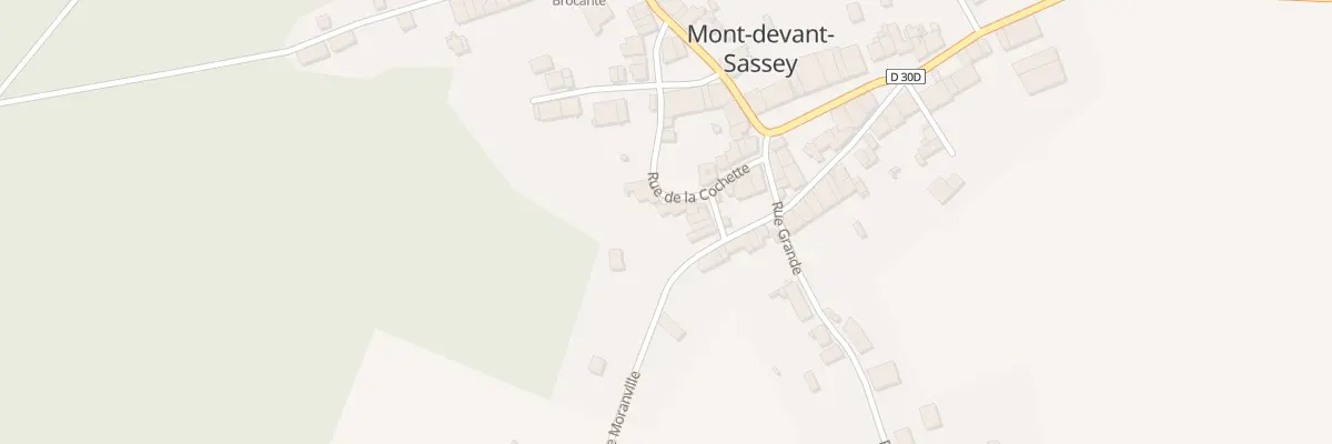 Plan du 10 Rue de la Cochette à Mont-devant-Sassey
