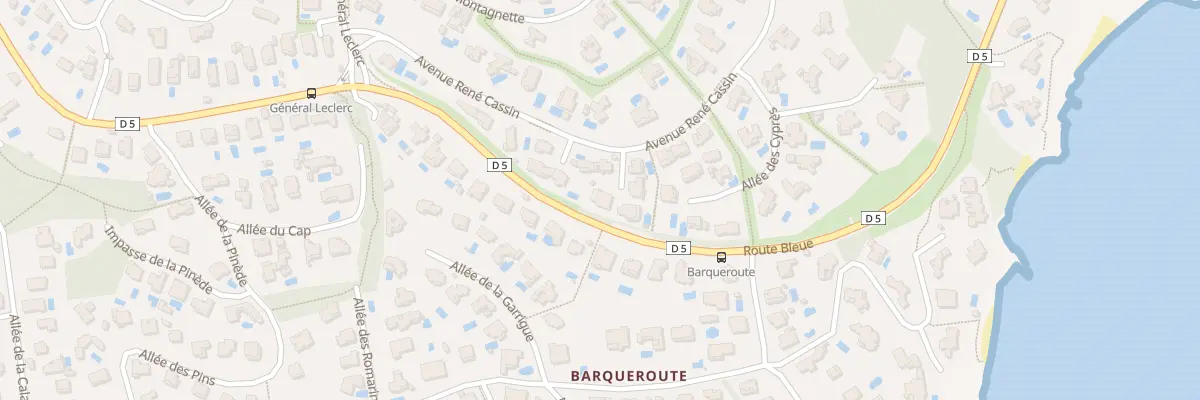Plan du 4 All des Amandiers à Carry-le-Rouet