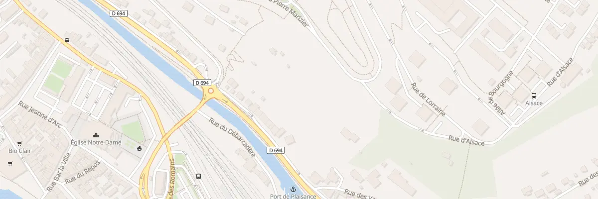 Plan du 16 Rue Jean Bernard à Bar-le-Duc