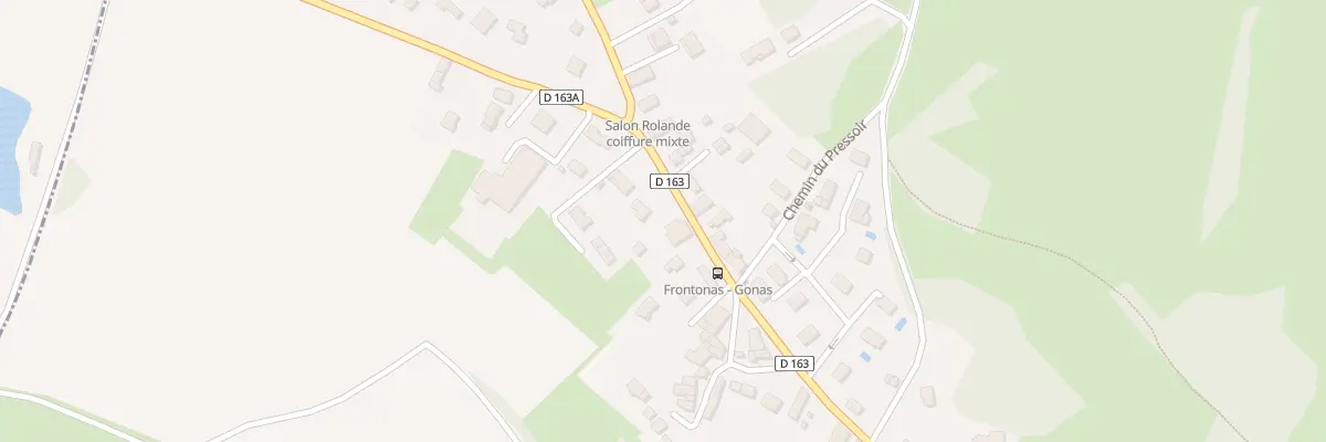 Plan du 578 Rte de Gonas à Frontonas