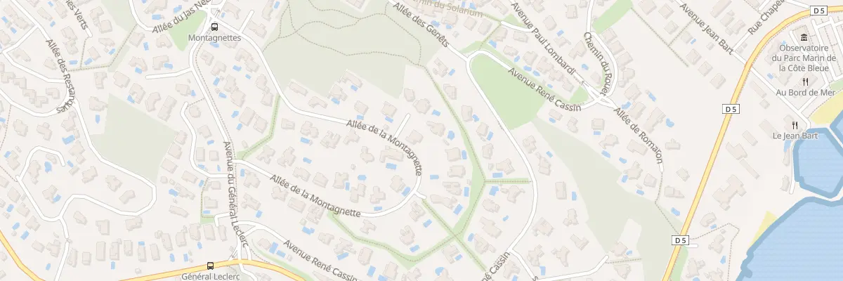 Plan du 22 All de la Montagnette à Carry-le-Rouet