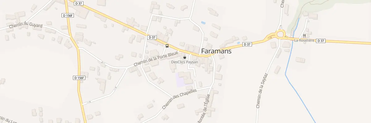 Plan du 63 Rue Centrale à Faramans