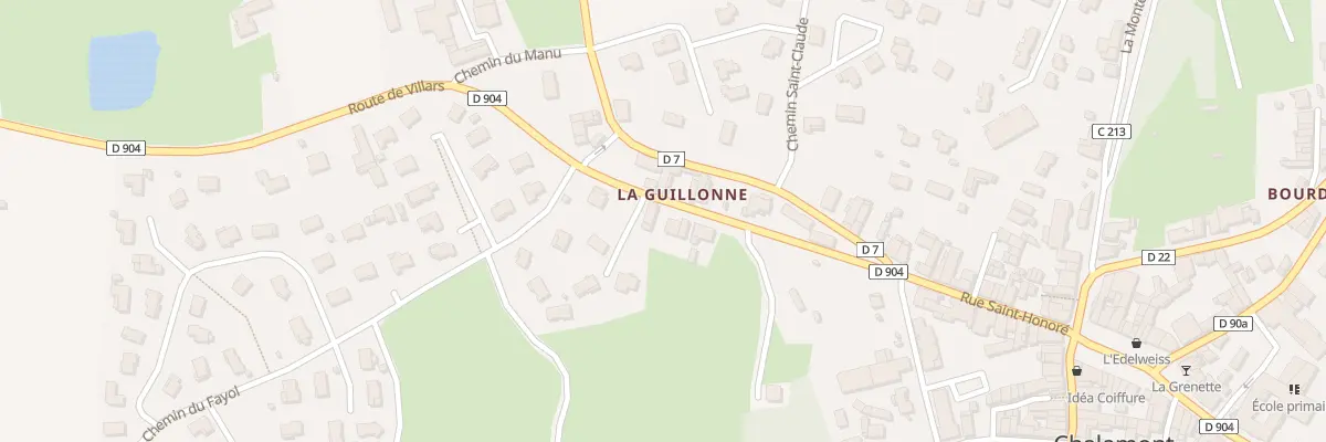Plan du 181 Rue de la Dombes à Chalamont