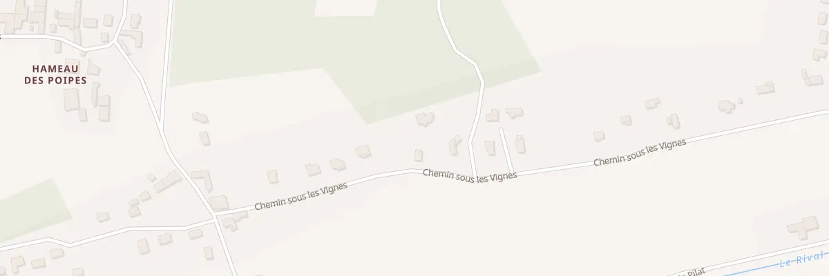 Plan du 1054 Che sous les Vignes à Marcilloles