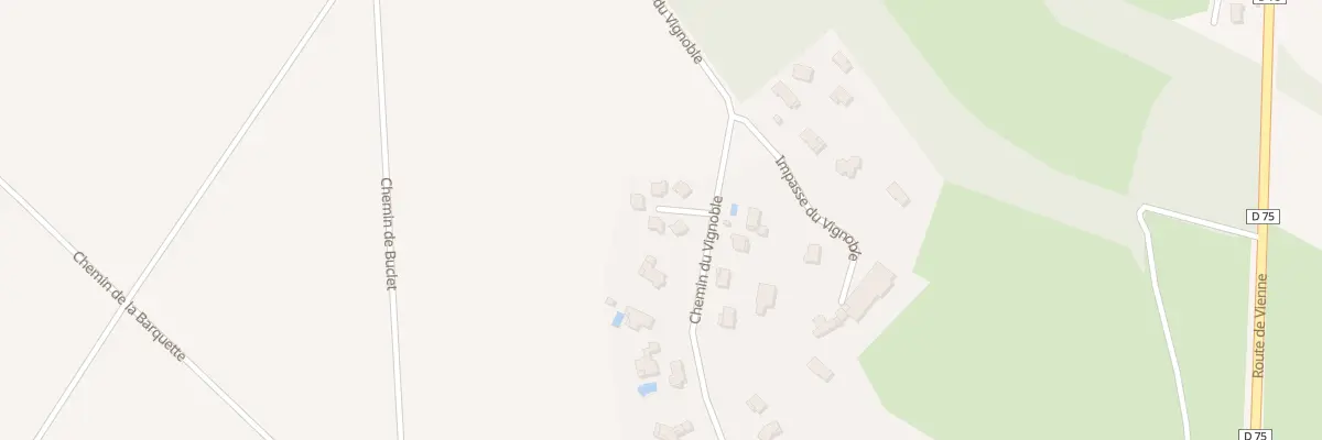 Plan du 841 Che du Vignoble à Chamagnieu