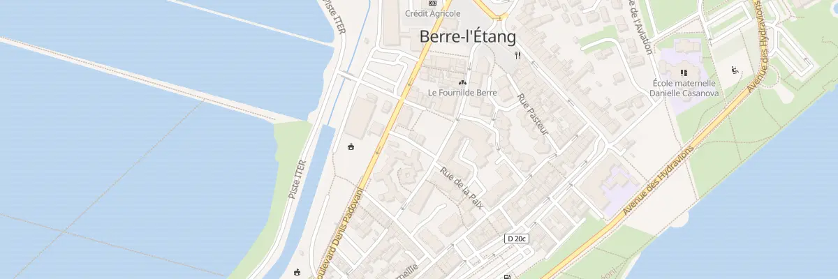 Plan du 3 Rue de la Paix à Berre-l’Étang