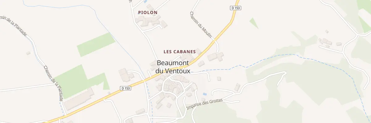 Plan du 5038 Piolon à Beaumont-du-Ventoux