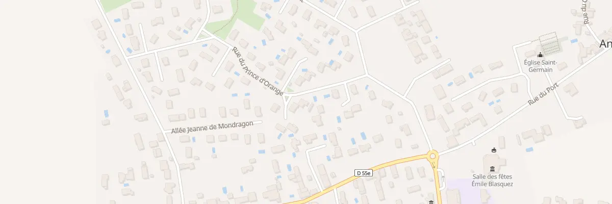 Plan du 7 Rue du Prince d’Orange à Anthon
