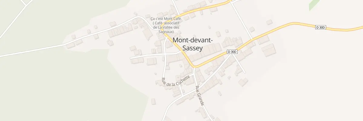 Plan du 1 Rue du Trou Claude Pierre à Mont-devant-Sassey