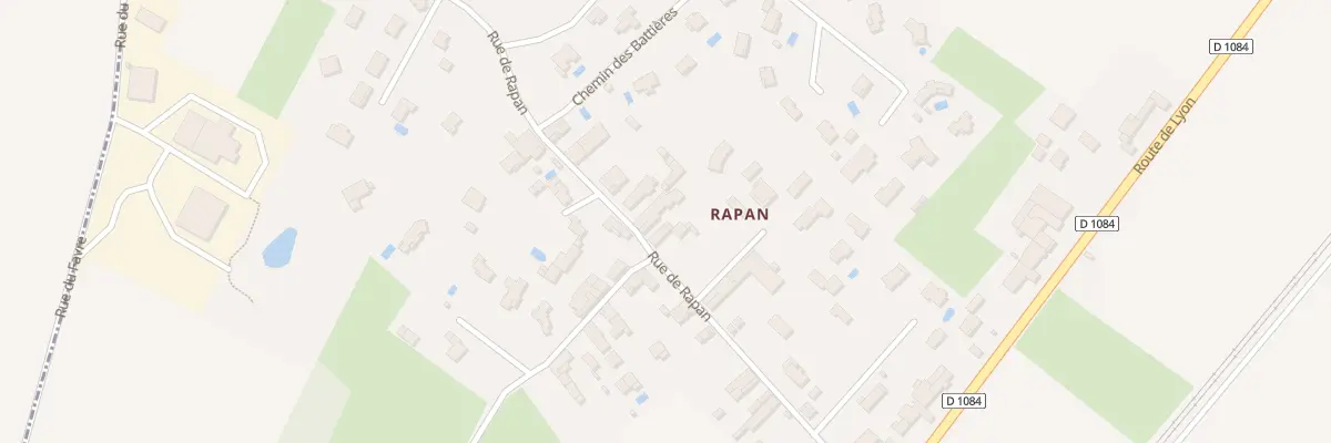 Plan du 266D Rue de Rapan à Pérouges
