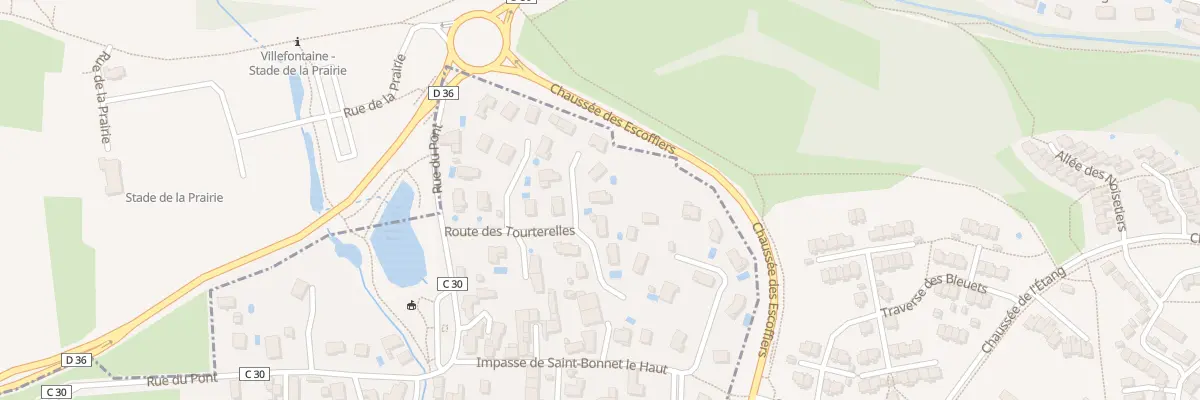 Plan du 20 Imp des Moineaux à Roche