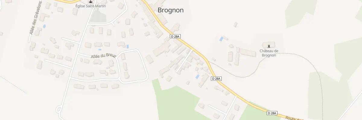 Plan du 2 Imp du Vieux Puits à Brognon