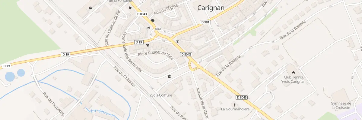 Plan du 16B Pl Rouget de l’Isle à Carignan