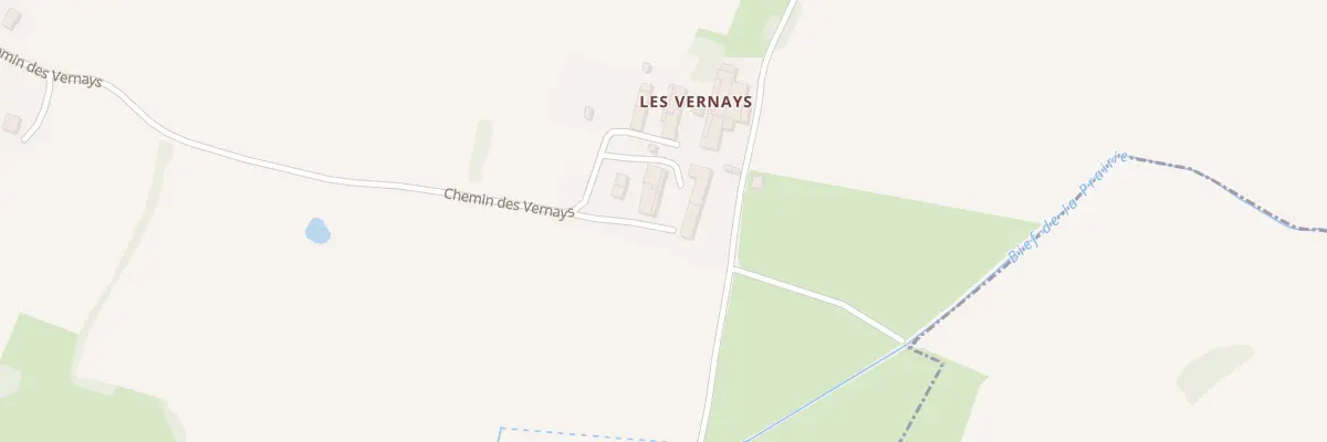 Plan du 586 Che des Vernays à Curciat-Dongalon